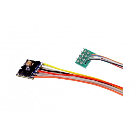 Decoder LokPilot micro V5.0 DCC de 8 pins.