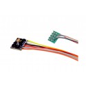 LokPilot Micro V5.0 DCC decoder, 8-pin plug.