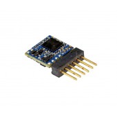 LokPilot Micro V5.0 decoder, 6-pin plug. Multiprotocol.