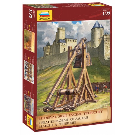 Tebuchet, máquina de asalto medieval.