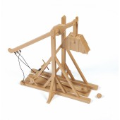 Tebuchet, máquina de asalto medieval.