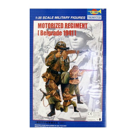 Regimiento motorizado. Belgrado 1941. TRUMPETER 00403