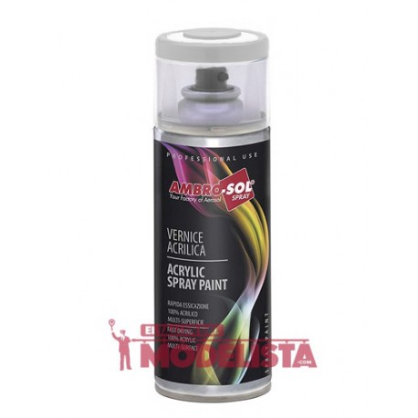 Gris plata. Spray, 400ml. RAL 7001.