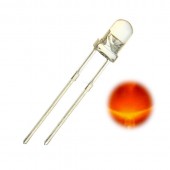 Led naranja intermitente de 3 mm (x5).