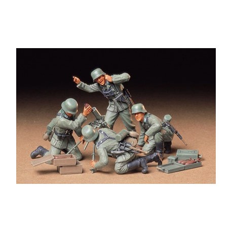 Equipo de mortero de infantería alemana. TAMIYA 35193