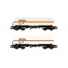 2-unit set of tank wagons Zags, IVEXA.