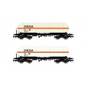 2-unit set of tank wagons Zags, IVEXA.