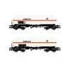 2-unit set of tank wagons Zags, Saltra.