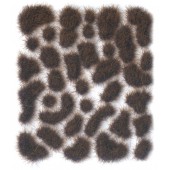 Wild tuft, brown (4mm).