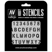 Stencil: Stamp font (1/35).