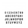 Stencil: Stamp font (1/35).