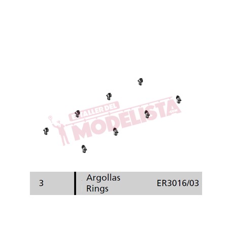 Argollas para 7200/7500 RENFE.