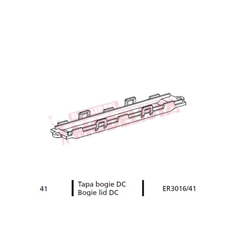 Bogie lid DC, for locomitve 7200 RENFE.