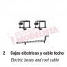 Caja eléctrica y cable de techo para RENFE 440.