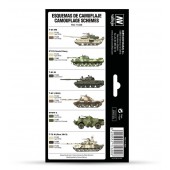 Set Model Air de camuflajes desérticos rusos.