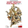 Soviet infantry tank riders.