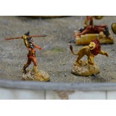 Diorama: Gladiators Fight.