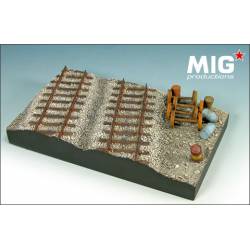 Base para diorama de ferrocarril . MIG 72-354