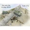 Destructed beach anti tank wall. PN SUD MODELISME 7290