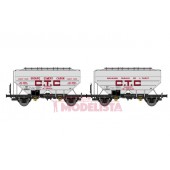 Set of 3 TP refrigerated wagons, SNCF.