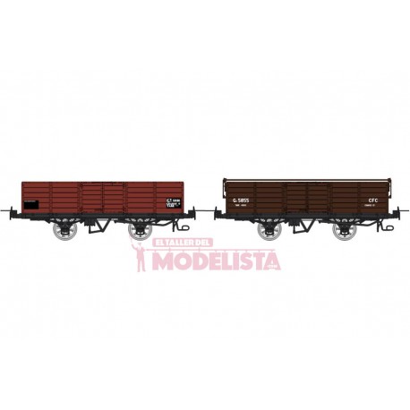 Set de vagones de bordes, Gv 5816 + 5855.