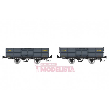 Set de vagones de bordes, Gv 5645 + 5792.