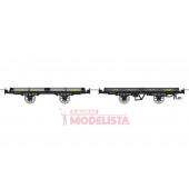 Set flat wagons, H 65194 + Hv 6598.