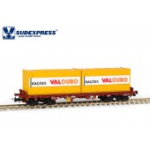 Wagon CP Sgs, with "RAÇOES VALOURO" containers.