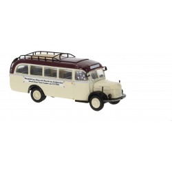 Autobus Steyr 3480/l, beige.