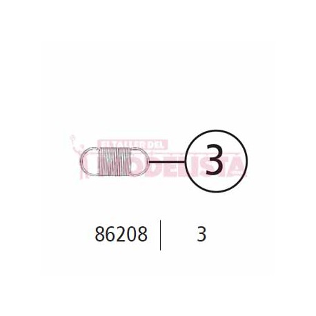 Draw spring for RENFE 333.