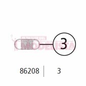 Draw spring for RENFE 333.