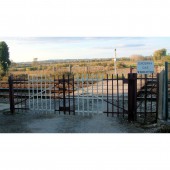 Level crossing barriers, old version.