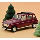 Renault 4L, 1966. Dark red.