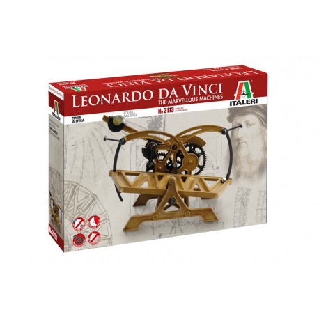 Rolling ball timer. Leonardo Da Vinci series.