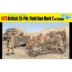 British 25-Pdr Field Gun Mk.II. DRAGON 6675