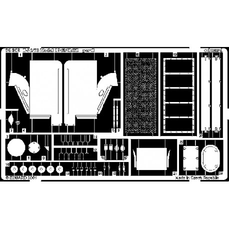 Photo-etched: T-55A (Tamiya).