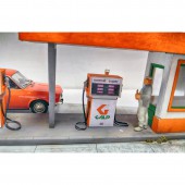 Gasolinera Galp, años 80.