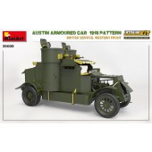 Austin armoured car 1918. WWI Western Front.