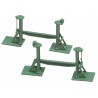 Spindle lifting jacks.