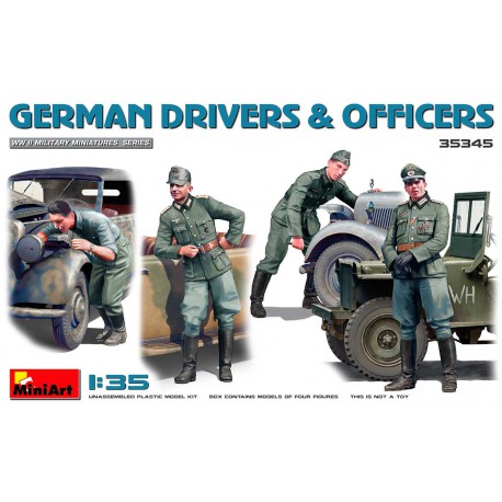 German drivers and officers.