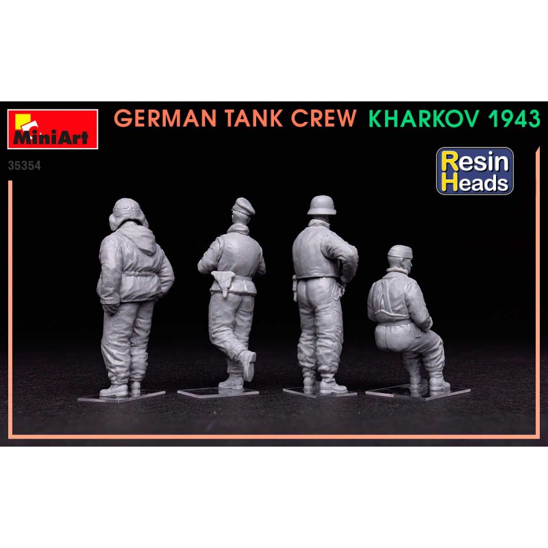 German tank crew. Kharkov 1943. MINIART 35354