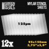 Mylar Stencil Sheets.