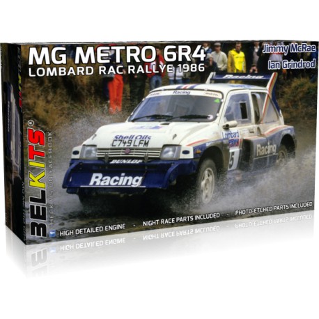 MG Metro 6R4, Rally de Lombardía (1986).