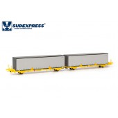 Container carrier wagon, TRANSFESA.