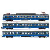 RENFE, 3-unit EMU, class 440. Blue and yellow.