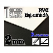 PVC espumado de 2.0 mm (x3).