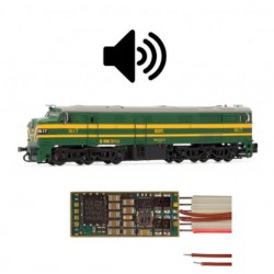 Decoder con sonido para las 316 RENFE, 6 pins. D&H