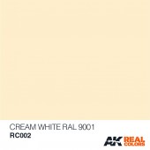 Blanco crema (RAL 9001), 10ml. Real Colors.