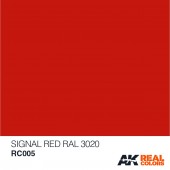 Signal red (RAL 3020), 10ml. Real Colors.