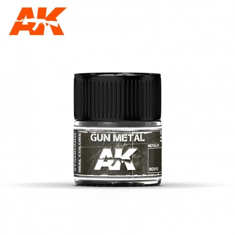 Gun Metal, 10ml. Real Colors.